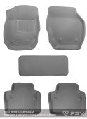 Коврики VW Passat B6 2005-2010 г. - 3D серый "Kagu"
