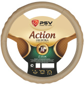 Оплетка на руль  PSV ACTION Fiber (Бежевый) М, экокожа
