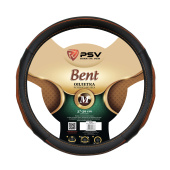 Оплетка на руль  PSV BENT Fiber (Черно-Коричневый) М, экокожа