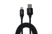 Кабель для зарядки с USB для Apple черный CB150-U8-10B "WIIIX"