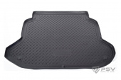 Коврик багажника Honda CR-V II 2001-2006 г. - борт. чер "АВС"   