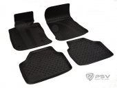 Коврики BMW X5 (E70) 2006-2013/ X6 (E71) 2007-2014 г. - борт. чер "АВС"   