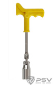 Фото Ключ свечной шарнирный с резиновым уплотнителем 21 мм. "Машинариус"    A1011
