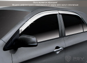 Дефлектор  Mazda CX-5 2011-> хром, оригинал (SVS)