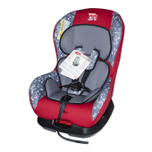 Автокресло детское 0-18кг. Little Car Soft коты-красный