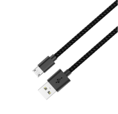 Кабель для зарядки с USB для micro-USB черный CB-103-MU(1.0)-B "WIIIX"