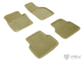 Коврики VW Tiguan I 2007-2016 г. - 3D бежевый "Seintex"   