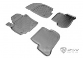 Коврики VW Golf Plus II 2009-2014 г. - борт. чер "АВС"