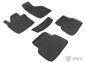 Коврики VW Tiguan I 2007-2016 г. - резиновый с выс. борт. "Seintex"   