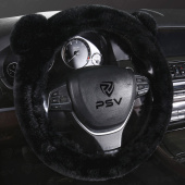 Оплетка на руль искусственный мех PSV MISHKA Extra (Черный) M