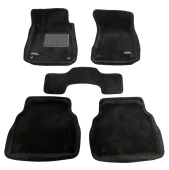 Коврики Audi A8 (D4) 2010-2017 г. - 3D черный "Royal Magic Mat"