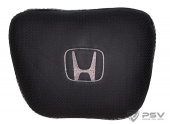 Подушка на подголовник "Lux Way" Honda (Черный) экокожа