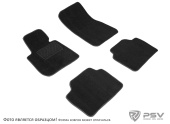 Коврики BMW 7 (F02) 2008-2015 г. - ворсовые Lux на резиновой основе "Seintex"   