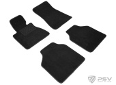 Коврики BMW 7 (E65/66L) 2001-2008 г. - ворсовые на резиновой основе "Seintex"   