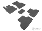 Коврики BMW X5 (F15) 2013-2018 г. - резиновый с выс. борт. "Seintex"   