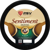 Оплетка на руль  PSV SENTIMENT Fiber (Черный) М, экокожа