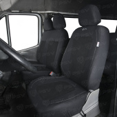Чехлы GTL Uran TRANSIT (Черный), полиэстер + велюр