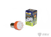 Светодиод 12V T25 12LED BA15S (1 шт.) оранжевый 12T25-O\12LED (стоп, габарит) "Маяк"