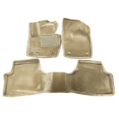 Коврики Audi Q3/ VW Tiguan 2011-2018 г. -3D бежевый "Royal Magic Mat"