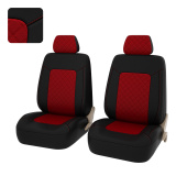 Чехлы PSV Elegant Next 2 FRONT (Черный-Красный), ромб + экокожа