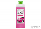 Активная пена для бесконтактной мойки «Active Foam Pink» Цветная пена 1л , GRASS