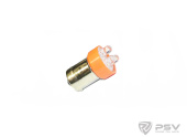 Светодиод 12V T15 3LED BA15S (1 шт.) оранжевый 12T15-O\3LED (стоп, габарит) "Маяк"