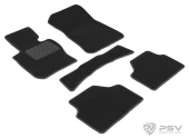 Коврики BMW X1 (E84) 2009-2015 г. - ворсовые Lux на резиновой основе "Seintex"   