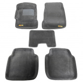 Коврики Honda Accord VII 2002-2008 г. - V6, USA 3D серый "Tufted"