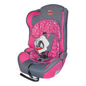 Автокресло детское 9-36кг. Little Car Comfort коты-розовый