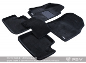 Коврики BMW 3 (F30) 2011-> 3D черный "Royal Magic Mat"
