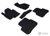 Коврики VW Passat B7 2011-2015 г. - резиновый с выс. борт. "Seintex"   