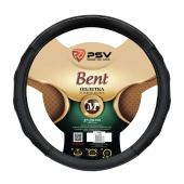 Оплетка на руль  PSV BENT Fiber (Черно-Серый) М, экокожа
