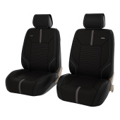 Накидки 2D "PREMIUM" PSV Cross 2 FRONT (Черно-Серый), на передние сиденья    