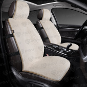 Накидки PSV искусственный мех Wool FRONT (Бежевый), 1 шт. 