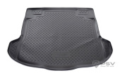 Коврик багажника Honda CR-V III 2006-2012 г. - борт. чер "АВС"   