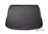 Коврик багажника VW Tiguan I 2007-2011 г. - борт. чер "АВС"   