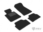 Коврики BMW 1 (E87) 2004-2011 г. - ворсовые Lux на резиновой основе "Seintex"   