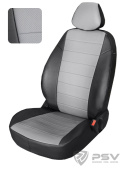 Чехлы Toyota Camry V40 2006-2011 г. - черно-серый аригон "Автопилот"