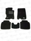 Коврики Honda Accord VIII 2007-2013 г. -  3D Черный "Tufted"