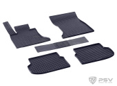 Коврики BMW 5 (F10) 2010-2013 г. - резиновый "Сетка" (к-т) "Seintex"   