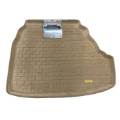 Коврик багажника Toyota Camry (XV30) 2001-2006 г. - 3D бежевый "Tufted"