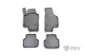 Коврики VW Jetta VI 2010-> борт. чер "Autofamily"   