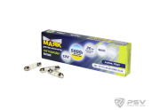 Светодиод 12V T11x36\38\4SMD белый (1 упак./10шт.) 12T11x36\38-W\4SMD (салон, номерн. знак) "Маяк"