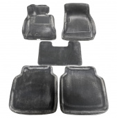Коврики BMW 7 (F01 Long) 2008-2015 г. - 3D серый "Royal Mat"