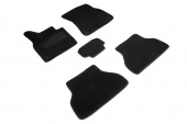 Коврики BMW X5 (E70) 2006-2013 г/Х6 (E71) 2007-2014 г. - 3D черный "Seintex"   