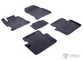 Коврики Honda Civic IX (4D) 2011-2016 г. -  Sd резиновый c выс. борт. "Seintex"
