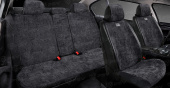 Накидки PSV Decor (Черный), комплект на весь салон, велюр