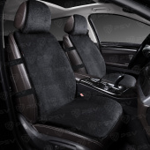 Накидки PSV искусственный мех Wool FRONT (Черный), 1 шт. 