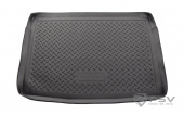 Коврик багажника VW Golf V 2003-2009 г. - Hb борт. чер "АВС"  
