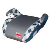 Бустер детский 22-36кг. Little Car Smart клетка-синий